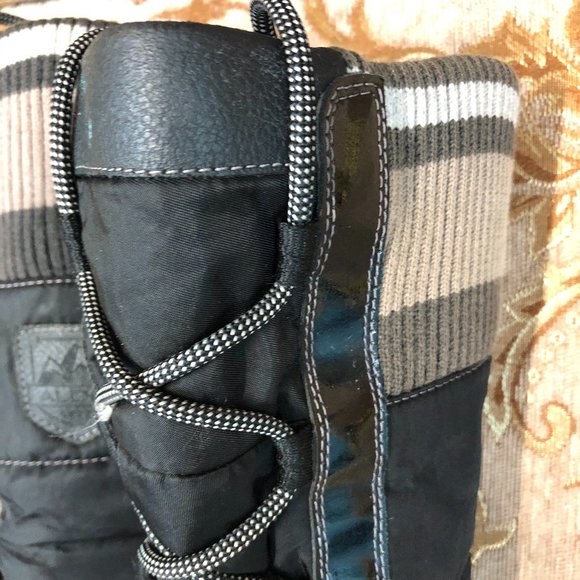 Lace-Up Knee High Patent & Leather Aldo Rain Boots - Picture 10 of 16